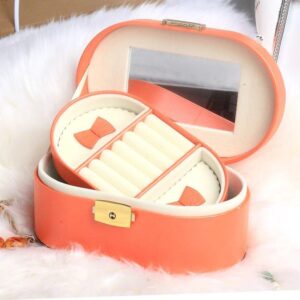 Elegant smyckeskrin - orange