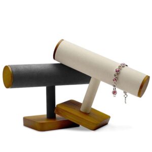 Ringhållare halsband - Grå sammet