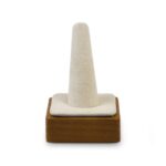 Ringhållare sammet - Beige sammet
