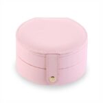 Smyckeskrin rör resa - Rosa pärlemor