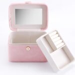 Smyckeskrin sammet rosa
