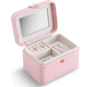 Smyckeskrin sammet rosa