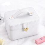 Smyckeskrin sammet rosa - Vit